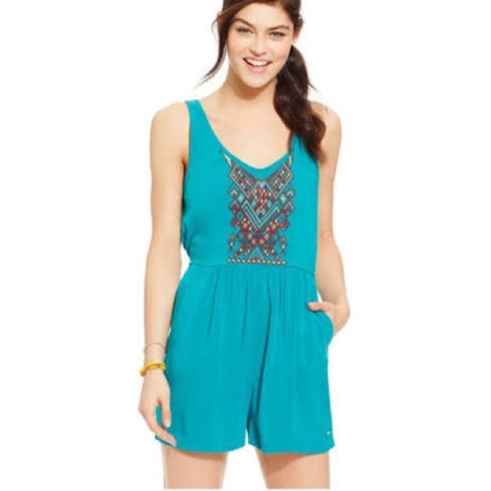 Roxy Turquoise Romper